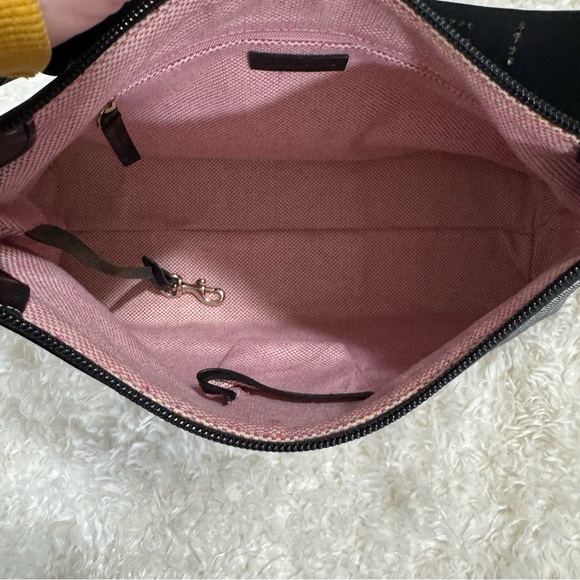 Dooney & Bourke Y2K Canvas Signature Hand Bag Purse With Leather Accents - Picture 14 of 16